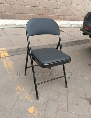 Black Waiting Foldable Chair