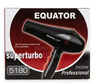 Equator 5180 Superturbo Professional Hair Blow Dryer -2500w Heavy Duty