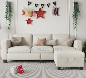 Home Sofa: 3 Seater Cloud Couch With Ottoman