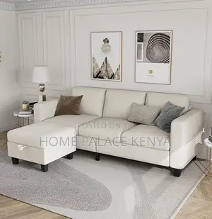 Home Sofa: 3 Seater Cloud Couch With Ottoman