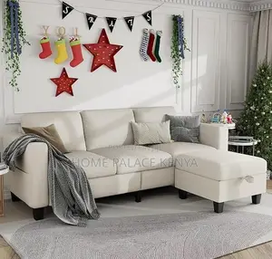 Home Sofa: 3 Seater Cloud Couch With Ottoman