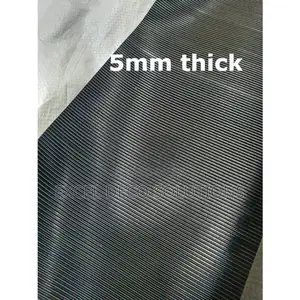 Ribbed Rubber Mat for Commercial Industrial Flooring