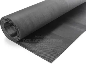Ribbed Rubber Mat With Strong Non-Slip Surface Design