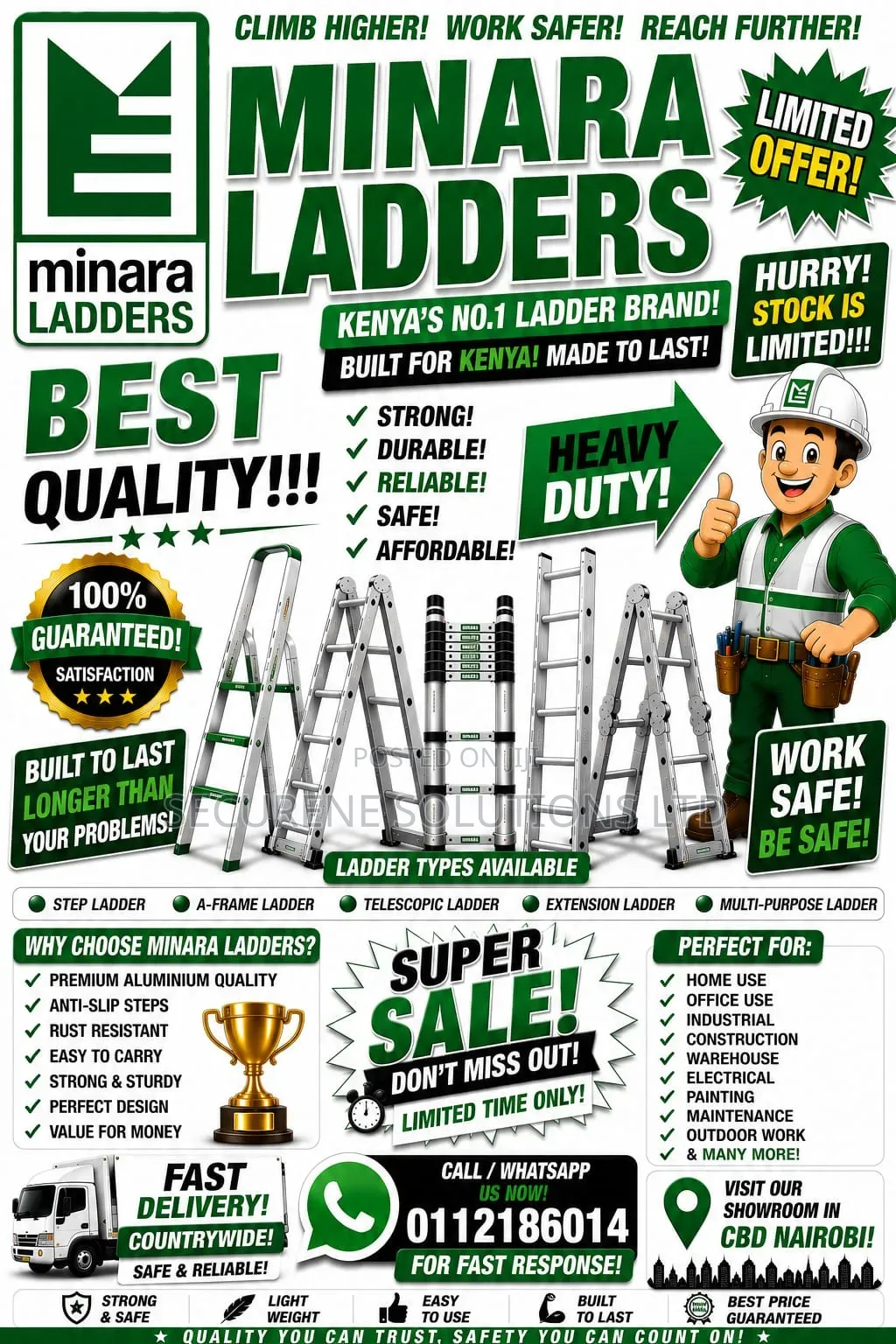 All Types of Ladders Available
