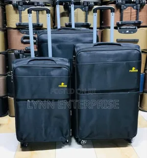 3 in 1 Fabric Laxurious Suitcase Briefcase Travel Bag