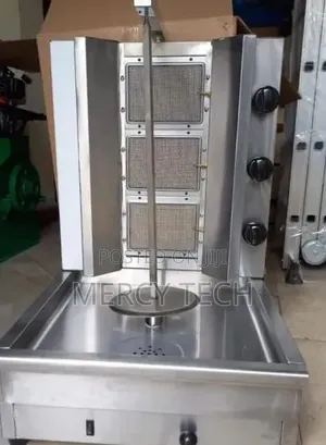 Stainless Steel Vertical Shawarma/Gyro Machine – 3 Burner