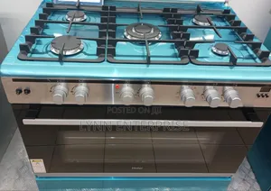 60*90 Haier 5 Gas Standing Cooker With Electric Oven and Wok Burner