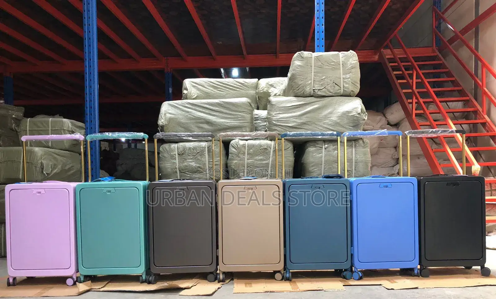 2-Piece Modern Hard-Shell Luggage Set