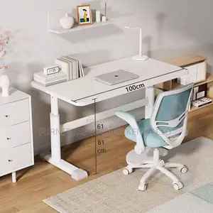 Modern Manual Adjustable White Training Table