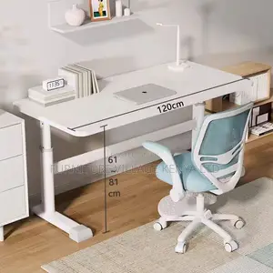 Modern Manual Adjustable White Training Table