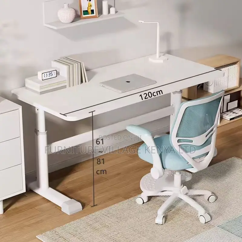 Modern Manual Adjustable White Training Table
