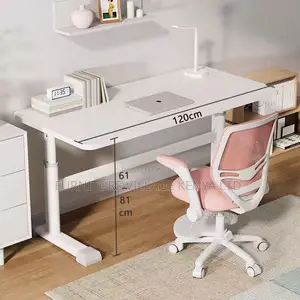 Modern Manual Adjustable White Training Table