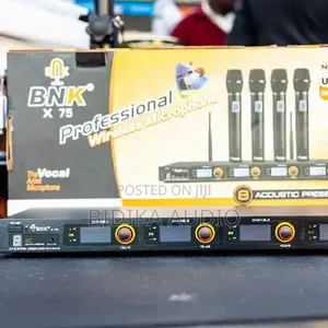 New BNK X75 4in1 Wireless Microphone System