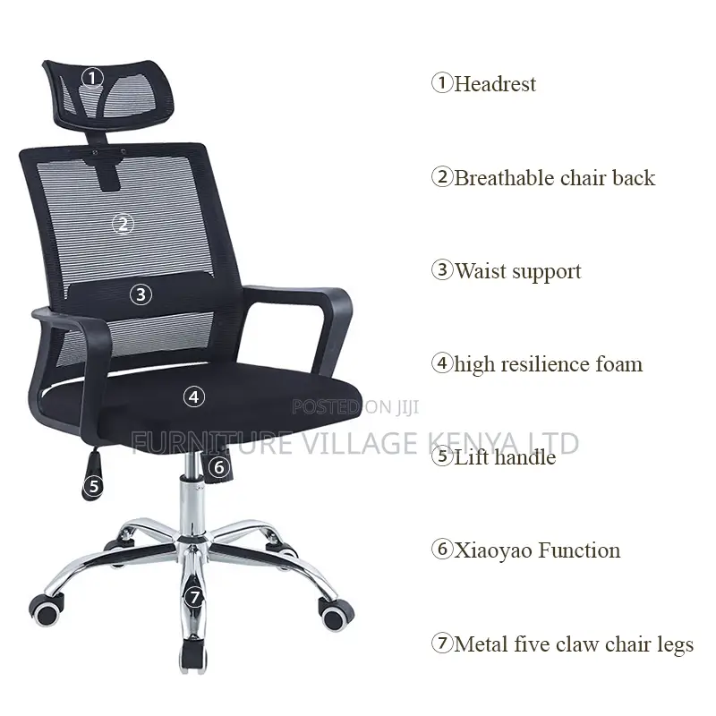 Ergonomic Adjustable Design Computer Chair