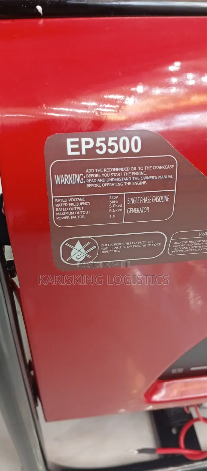 Honda Ep5000 -5kva Petrol Engine Generator