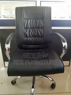 Office Chair : B12 Black High-Back Executive Office Chair