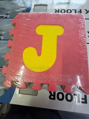 Kids Eva Foam Puzzle Mats – Interlocking Alphabet Number Tiles