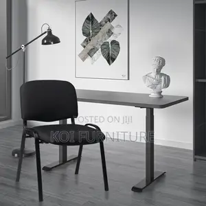 Office Chair : L12 Black Tosca Visitor Office Chair