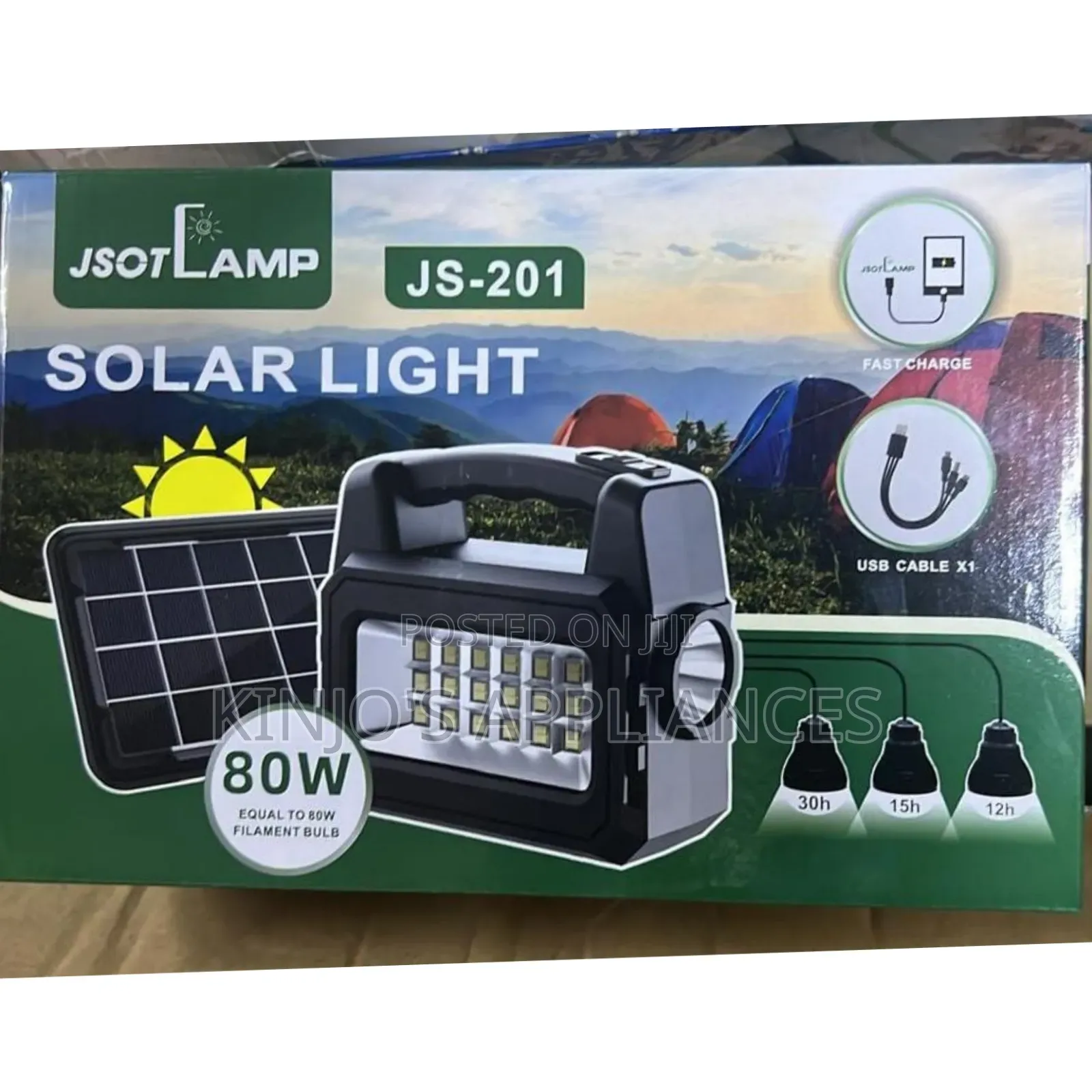 Js-201 Jsot Solar Light With Torch and Solar Panel