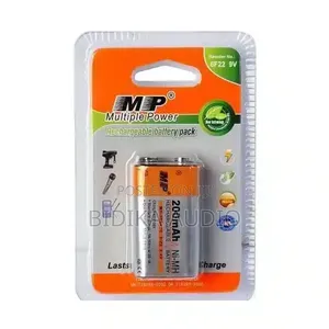 Quality Mp 9v Rechargeable Battery