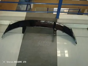 Universal Black Rear Lip Spoiler Diffuser – Sports Car Bumper Kit