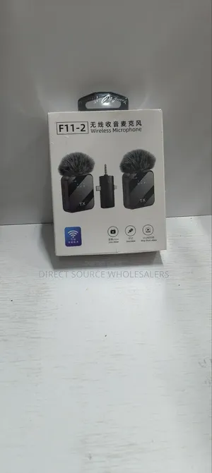 F11-2 Wireless Lavalier Microphone Dual Mic