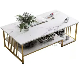 Household Table: Simple Coffee Table With Double Layer Design
