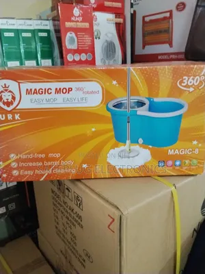 Original Metallic Spin Mop Set With Bucket