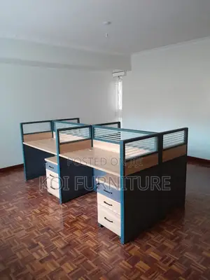Office Desk : Zima 4-Way Office Workstation Desk