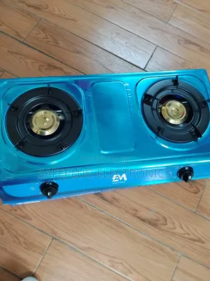 Double Burner Cooker Stainless Steel