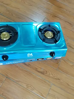 Double Burner Cooker Stainless Steel