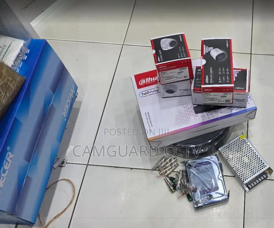 Dahua 4 Camera Security System With 4ch DVR and 500gb Storage