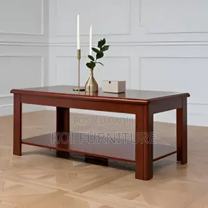 Office Table : 1.2m by 60cm Executive Mahogany Office Coffee Table