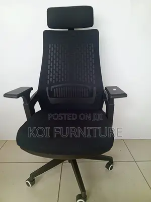 Office Chair : Black Aurora Ergonomic Mesh Office Seat