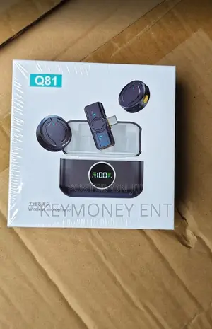 Q81 Rechargeable Wireless Microphone With Led Case