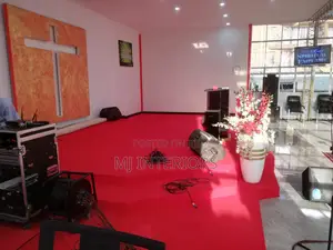 Red Delta Church Carpet for Modern Worship Experience