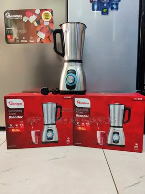 Ramtons 3 In1 Blender Stainless Steel Jar Rm608
