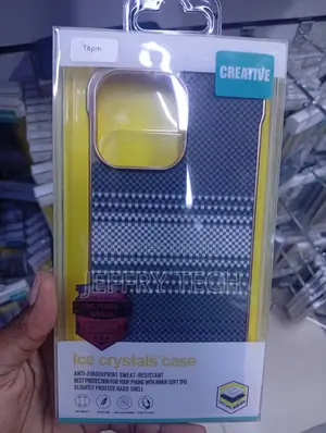 iPhone 13 Pro Max Gray and White Checkered Pattern Case