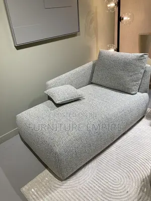 Modern Gray Chaise Lounge
