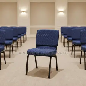 Modern Fabric Stackable Church Chair
