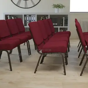 Modern Fabric Stackable Church Chair
