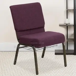 Modern Fabric Stackable Church Chair