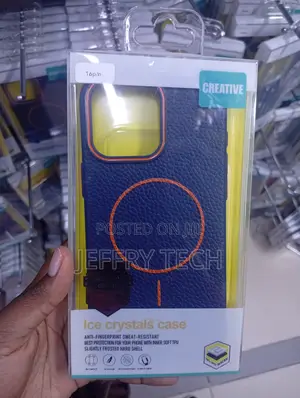 iPhone 16 Pro Max Faux Pebbled Leather Cover
