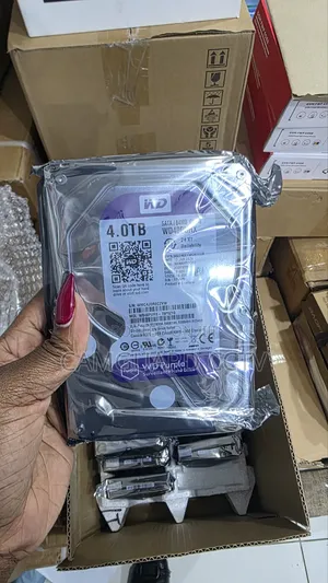 Wd Purple 4tb Sata Hard Drive for Security Cameras