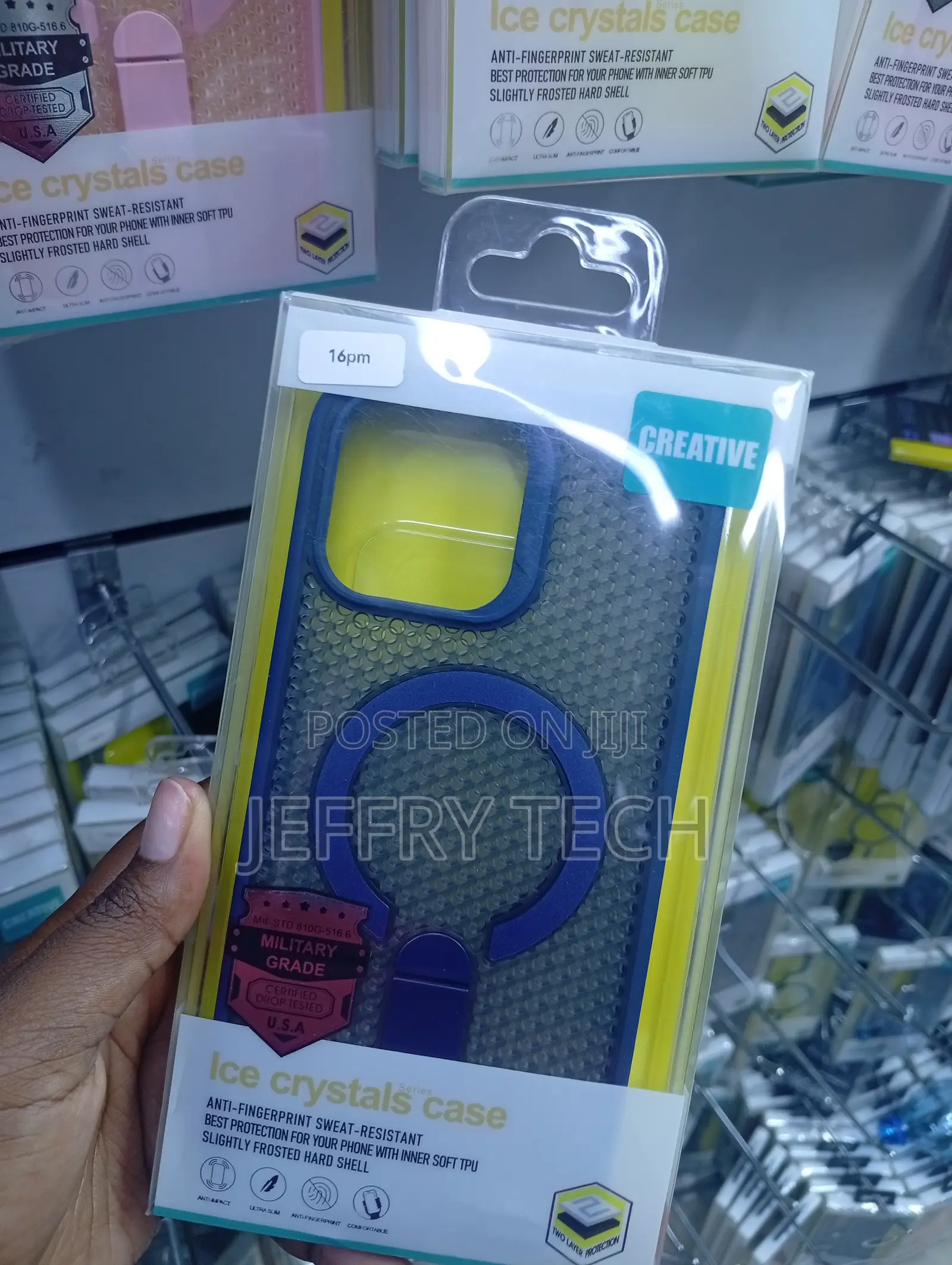 iPhone 16 Pro Max Grid-Like Micro-Texture Hard Shell