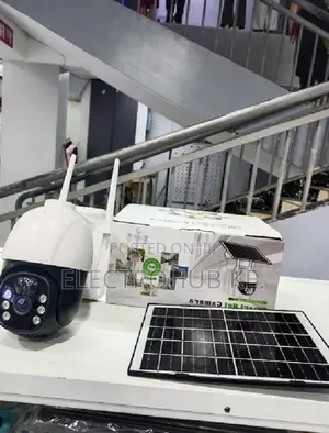 V380 Solar Powered 4g CCTV Camera Outdoor PTZ Security