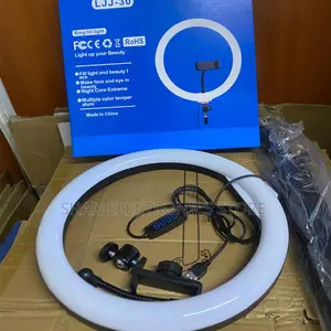 12 Inch Led Ring Light With Tripod Stand – Dimmable With Phone Holder
