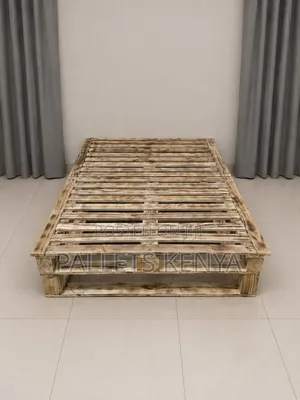 4×6 Wooden Pallet Bed – Strong, Durable Space-Saving Bed Frame