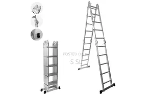 Heavy Duty Aluminium Multi-Purpose Extension Ladder - 4 X 5