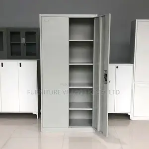 Key Lock Swing 2-Door Storage Cabinet